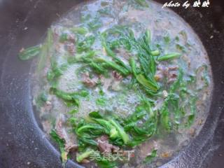 茼蒿牛肉汤的做法步骤：5