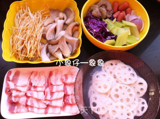 【缤纷榨菜虾丸麻辣香锅】的做法步骤：8