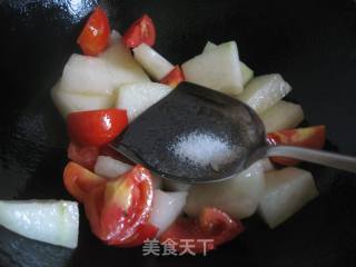 番茄冬瓜的做法步骤：5
