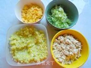 白菜豆腐素水饺的做法步骤：4
