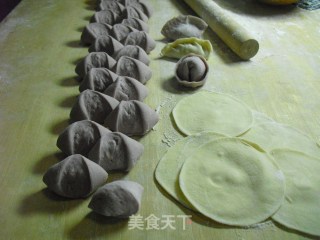 双色莲藕饺子的做法步骤：5