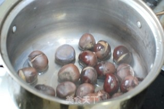 栗子扒白菜的做法步骤：3