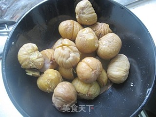 栗子扒白菜的做法步骤：4