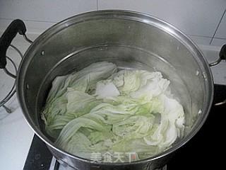 栗子扒白菜的做法步骤：5