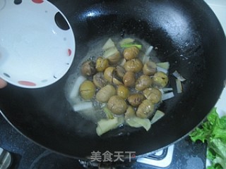 栗子扒白菜的做法步骤：12