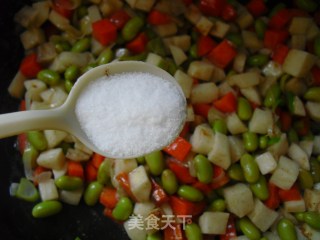 彩色三丁的做法步骤：10