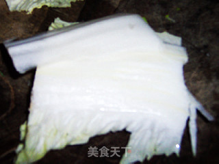 荤素搭配的----佛手白菜的做法步骤：3
