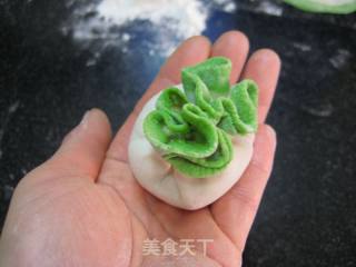 花开富贵—烫面白菜蒸饺的做法步骤：21
