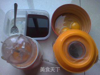 黑米松糕的做法步骤：2