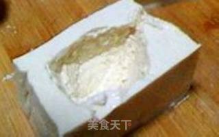 骨汤 烩"酿豆腐"的做法步骤：3