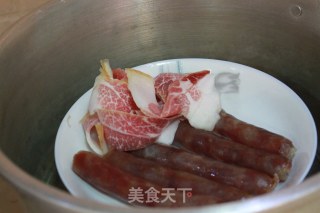 双蒸腊味的做法步骤：3