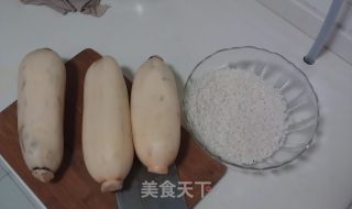 蜜糖糯米莲藕的做法步骤：1