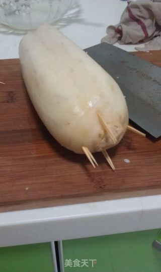 蜜糖糯米莲藕的做法步骤：4