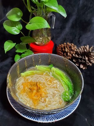 肉末榨菜汤米粉的做法