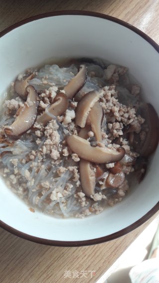 肉末香菇炖粉丝的做法