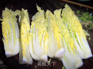 经典家常菜---肉末粉丝白菜的做法步骤：1