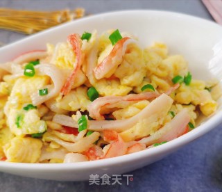 蟹柳滑蛋的做法