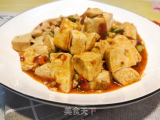 麻婆豆腐烧毛豆的做法