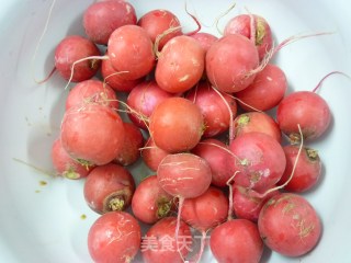 杨花萝卜酿肉的做法步骤：1