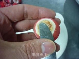 杨花萝卜酿肉的做法步骤：4