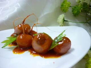杨花萝卜酿肉的做法步骤：8