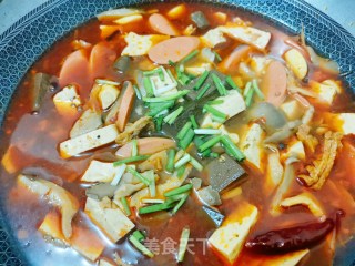 鸭血炖豆腐的做法