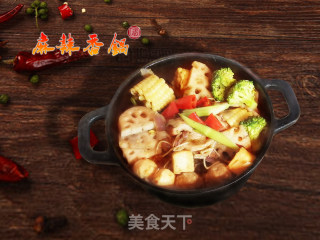小龙虾调味料版麻辣香锅的做法