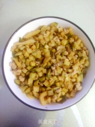 萝卜干炒肉末的做法