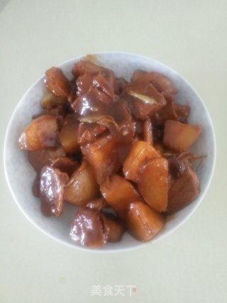 萝卜炖肉的做法
