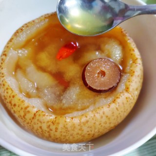 冰糖炖梨盅的做法