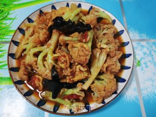 烧花菜的做法