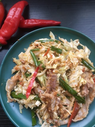 “白菜”白菜拌羊肉的做法