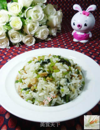 甜不辣雪菜炒饭的做法