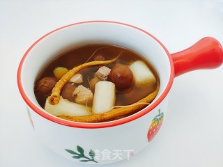 人参桂圆山药瘦肉汤的做法