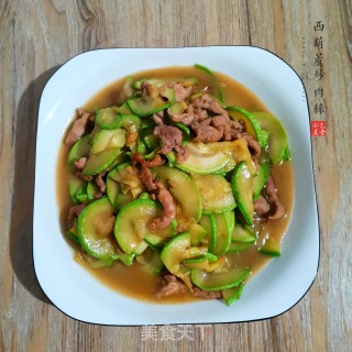 西葫芦炒肉丝的做法