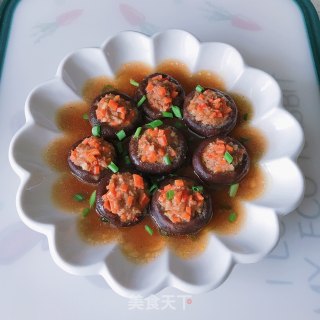 香菇胡萝卜酿肉的做法