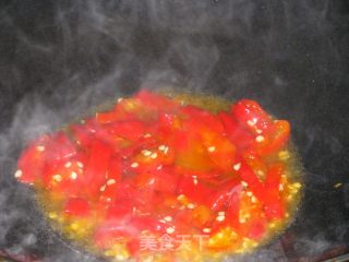 泡椒白菜炒米线的做法步骤：7