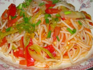 泡椒白菜炒米线的做法步骤：12