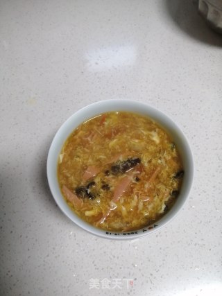 番茄鸡蛋酸辣汤的做法