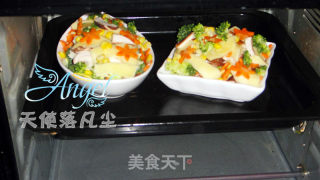 芝士焗西兰花的做法步骤：9