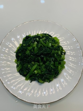 凉拌茼蒿的做法