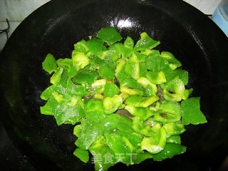 菇香青椒的做法步骤：7