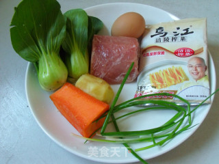 榨菜肉丝汤的做法步骤：1