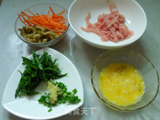 榨菜肉丝汤的做法步骤：2