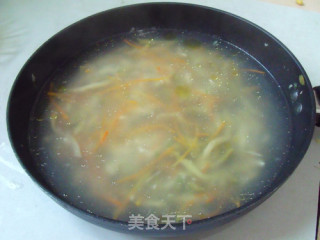榨菜肉丝汤的做法步骤：5