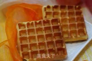 外焦里软香甜可口----蛋糕版华夫饼的做法步骤：11