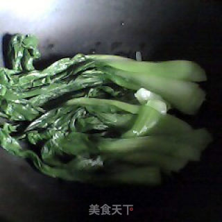 素炒油菜的做法步骤：4