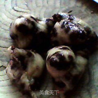 微波炉热红豆粽的做法步骤：1