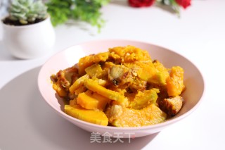 五花肉烧南瓜的做法