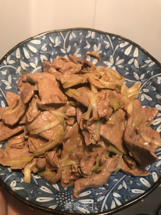 爆炒猪肝的做法